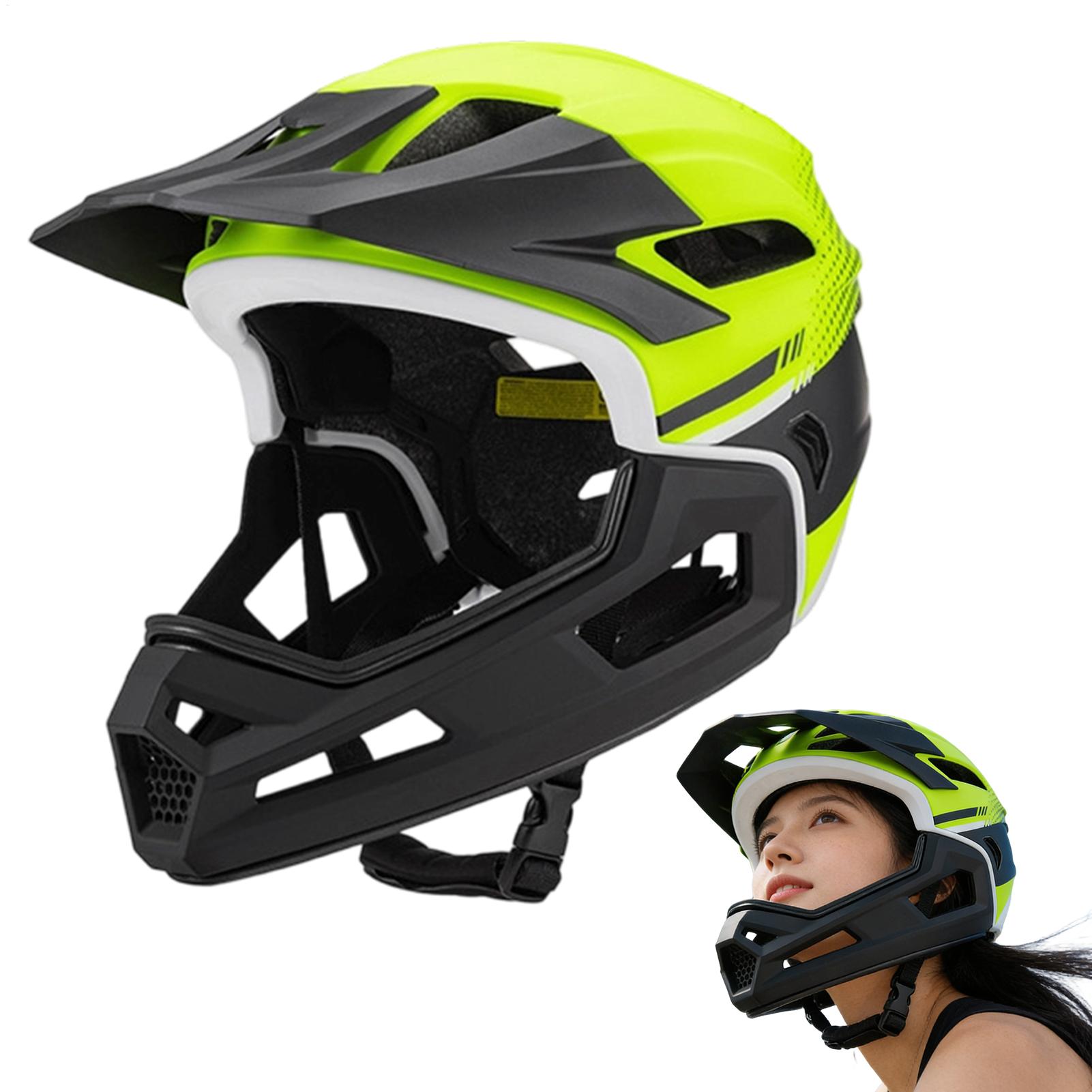 Mountain Biking Helmet Full Face - Dağ Bisikleti Tam Yüz Kaskı Bisiklet