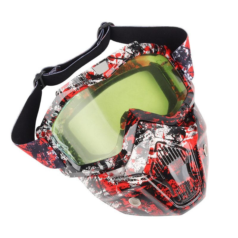 Motosiklet gözlükleri, maskele - Mountain Biking Helmet Full Face incelemesi ve fiyatı