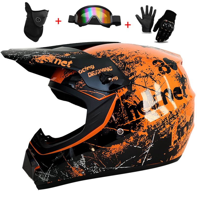 3 adet çocuklar için arazi tip - Mountain Biking Helmet Full Face incelemesi ve fiyatı