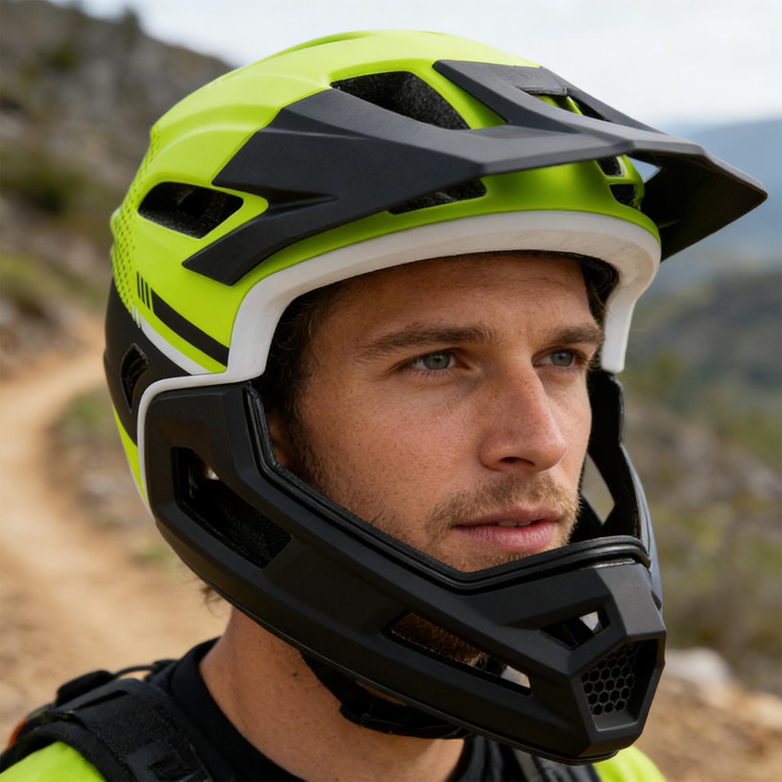 Dağ Bisikleti Tam Yüz Kaskı Bi - Mountain Biking Helmet Full Face incelemesi ve fiyatı